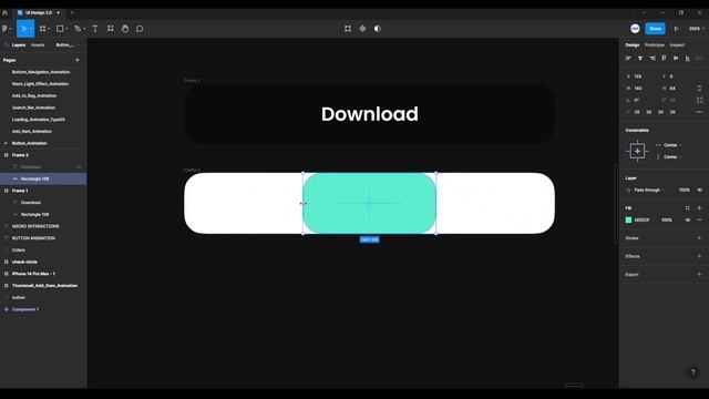 Button Animation | Figma Micro Interactions смотреть онлайн