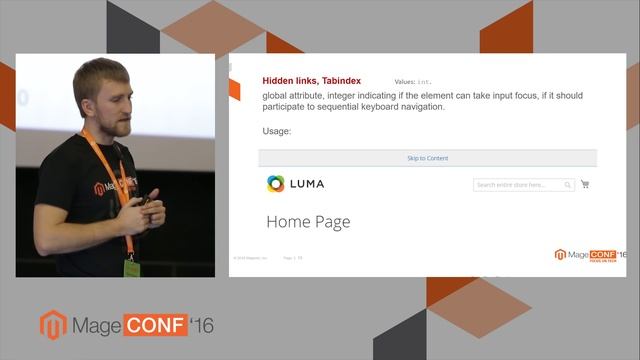 MageConf 2016 Василий Селезнёв "Web accessibility: код, способный сделать мир лучше". смотреть онлайн