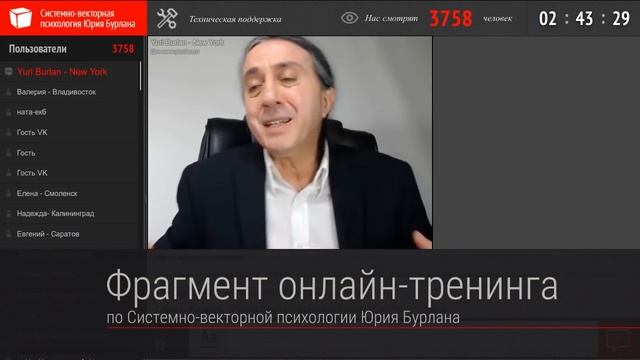 Измены в браке. Системно-векторная психология. Юрий Бурлан смотреть онлайн