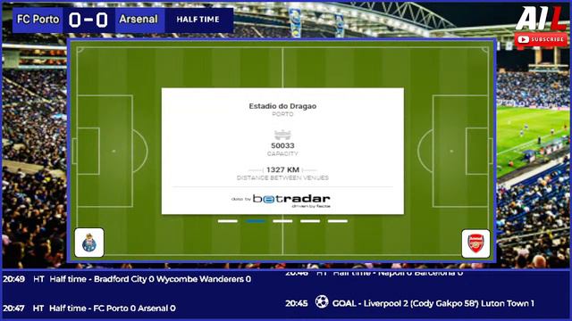 FC PORTO vs ARSENAL Live Stream Football Today UEFA CHAMPIONS LEAGUE #UCL Commentary смотреть онлайн