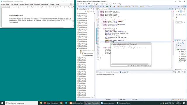 Swing - JComboBox - 3 смотреть онлайн