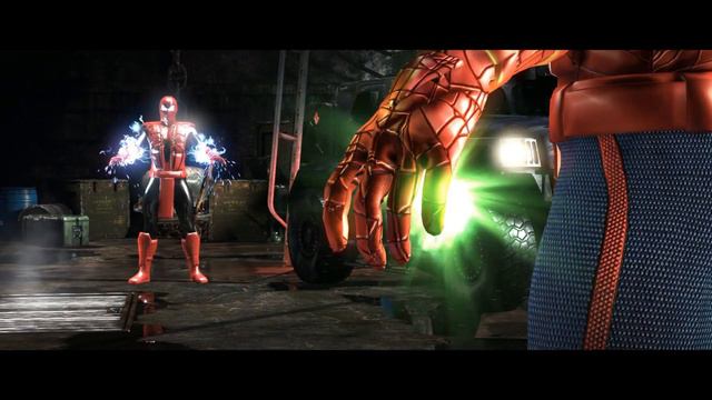 Mortal Kombat XL - Spider-Man Ermac Costume Skin Mod Performs Intros On Alll Stages 4K Mods смотреть онлайн