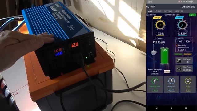 Inexpensive Chins 200Ah 12V LIFEPO + ALFFAA 1500W PS Inverter Review - Testing And Teardowns