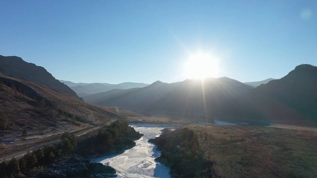 DJI Mavic 2 Pro Горный Алтай: Катунь - Ороктойский мост смотреть онлайн