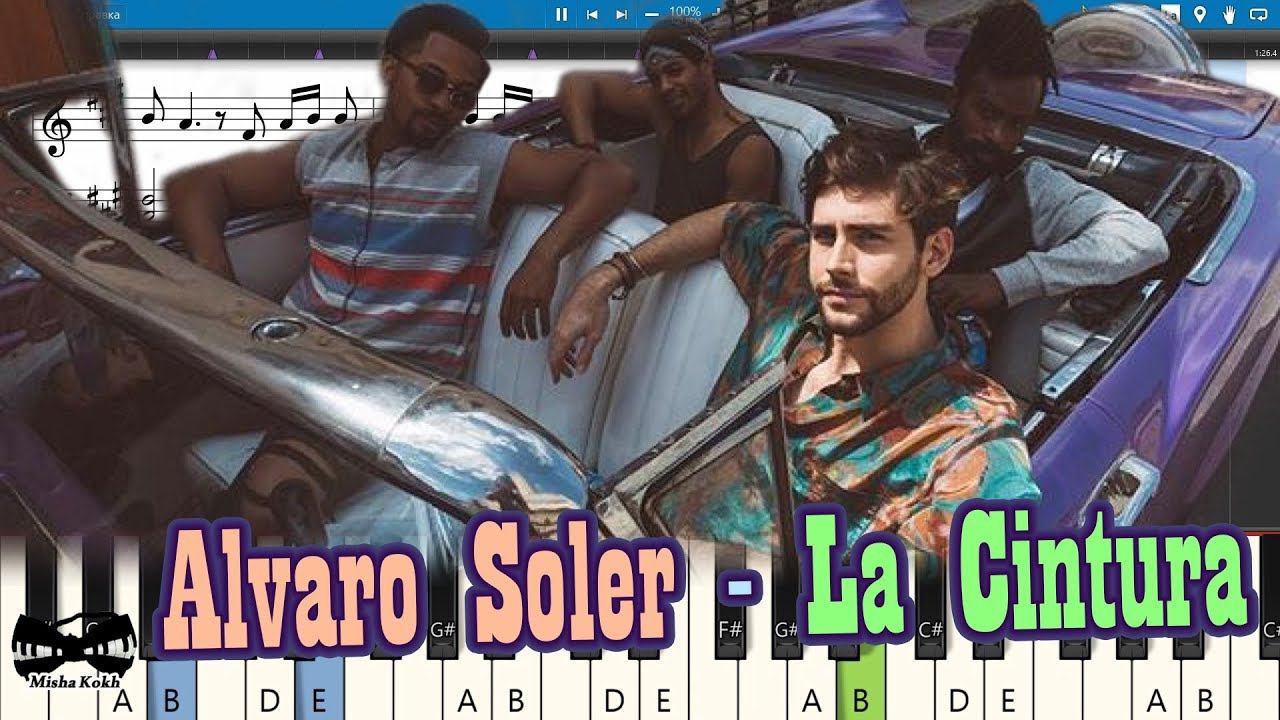 Alvaro Soler - La Cintura [Piano Tutorial | Sheets | MIDI] Synthesia смотреть онлайн