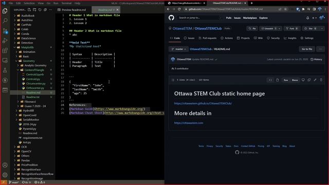 Ottawa STEM Club - Markdown смотреть онлайн