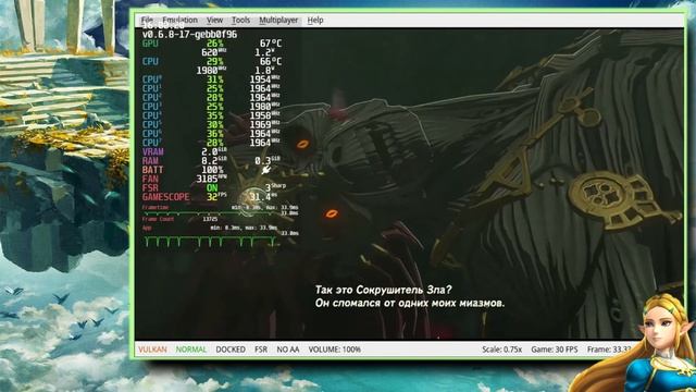 ИГРА ГОДА? Установка The Legend of Zelda: Tears of the Kingdom на Steam deck. Yuzu смотреть онлайн