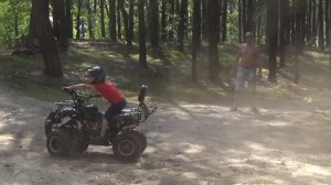 детский квадроцикл дрифт 125 куб.