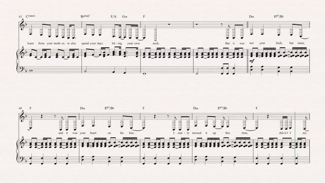 Baritone Sax - Little Lion Man - Mumford & Sons Sheet Music, Chords, & Vocals смотреть онлайн