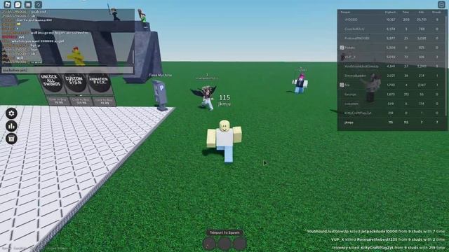 roblox Sword Fight and Flex Your Time script pastebin god mode and kill aura смотреть онлайн