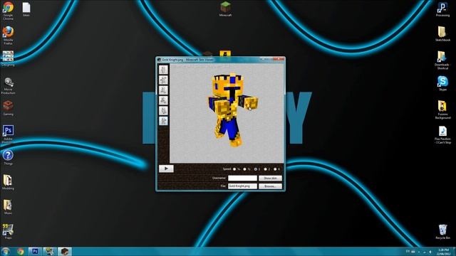 How to make your Minecraft character in 3D! смотреть онлайн