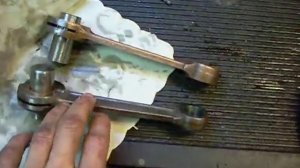 Ремонт КВ Ява 634. Результат подгонки шатунов к пальцам НГШ .
