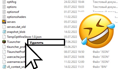 Роемся в папке майнкрафта