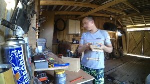 Охота на куницу, норку. Ящичная ловушка из подручных средств!