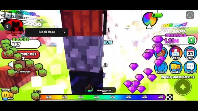 [FREE LIMITED UCG] Block Race Script Free Dominus Item | Script by Tora isMe (Roblox) смотреть онлайн