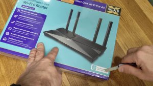 Распаковка TP-LINK Archer AX10 ( AX1500) с WiFi 6 и процессором с 3 ядрами.