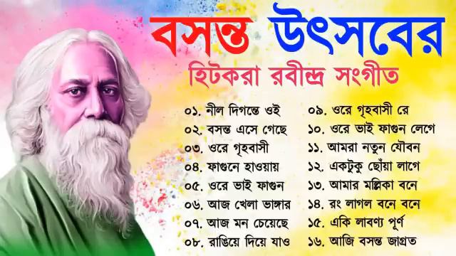 বসন্ত উৎসবের | হিট করা রবীন্দ্র সঙ্গীত | Basanta Utsav Songs | Rabindra Sangeet |Holi Special Song смотреть онлайн