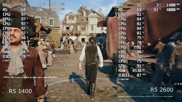 RYZEN 5 1400 Vs R5 2600