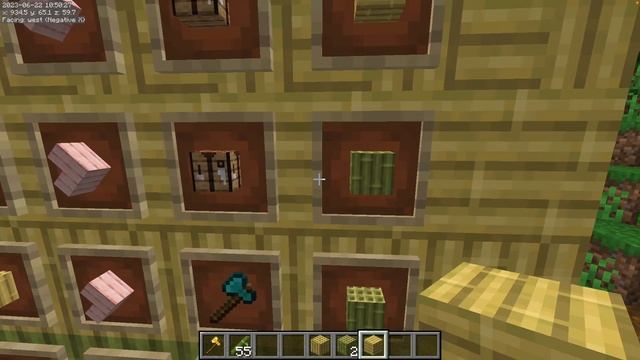 How to Craft Bamboo Wood - Easy Step-by-Step Tutorial (Minecraft 1.20 easy tutorial) смотреть онлайн