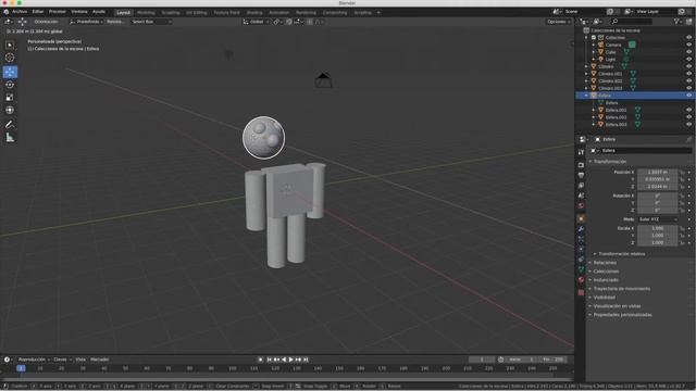 006 - Curso de Blender 2.8 "Ejercicio del Robot" FullHD (1080) Español. смотреть онлайн