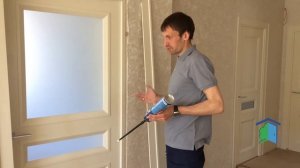 Установка дверных наличников межкомнатных на микро-шпильки