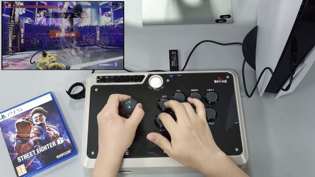 Play Street Fighter 6 by MAYFLASH Fight Stick F300 F500 and Magic-S Ultimate Adapter смотреть онлайн