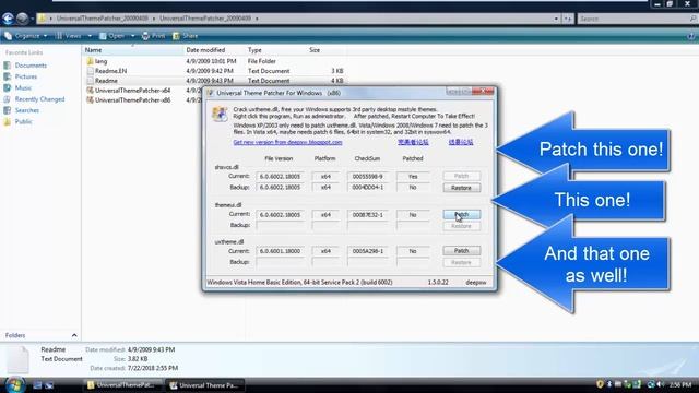 How to enable Aero Theme on Windows Vista Home Basic! смотреть онлайн