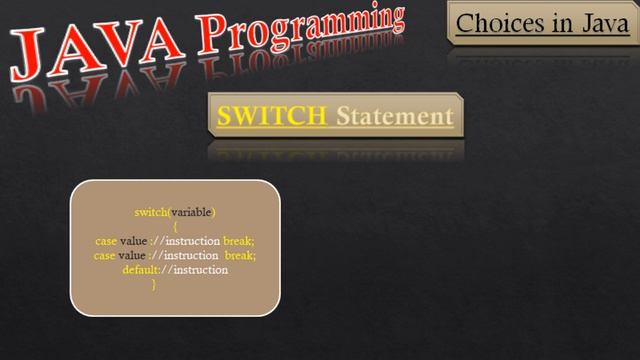 #4 tutorial Java Programming for beginners SWITCH Statements - Decision making , multiple choices смотреть онлайн