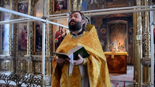 Проповедь в день всех святых отцов в подвиге просиявших. Священник Валерий Сосковец. 13.03.21г. смотреть онлайн