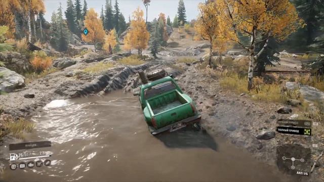 Snowrunner PS4 Остров Драммонд - где гараж? смотреть онлайн
