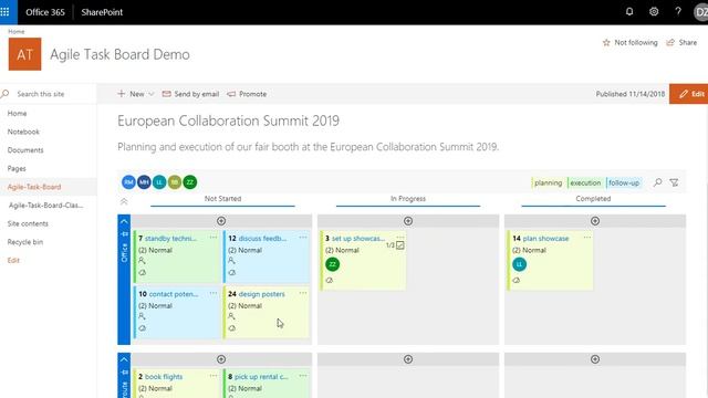 Agile Task Board - Create New Task, Drag & Drop смотреть онлайн