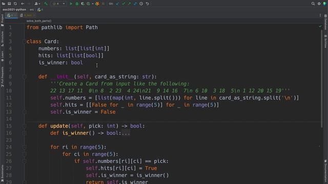 Advent of Code 2021 Day 4, Python Solution смотреть онлайн