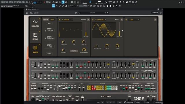CS-80 V4 Retro Analog Arps Arturia Sound Design Tutorial