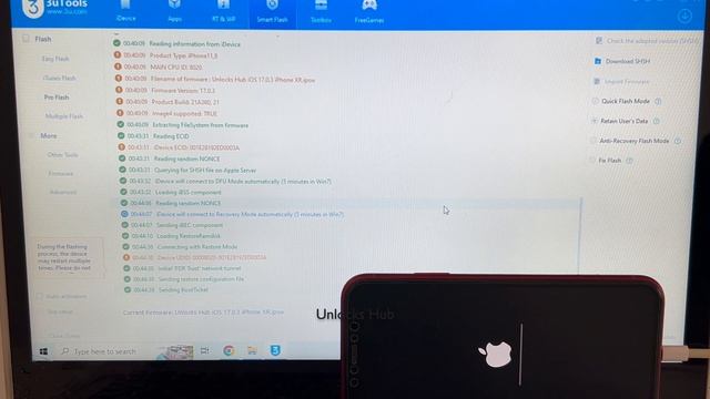 IPhone XR IOS 17.0.3 ICloud Unlock | Unlocks Hub | Permanent