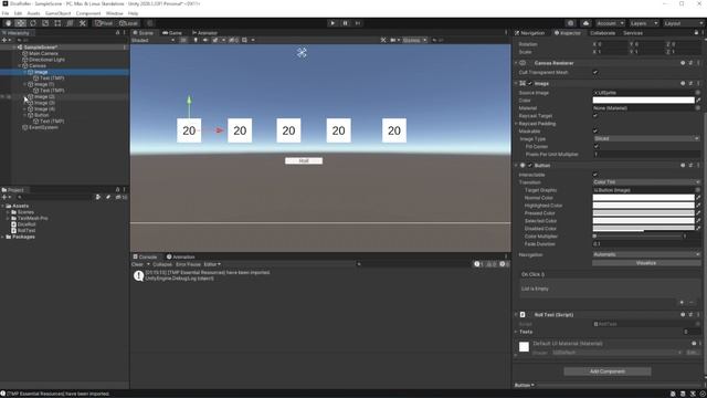 Unity diceroll system Tutorial DnD dice roll смотреть онлайн