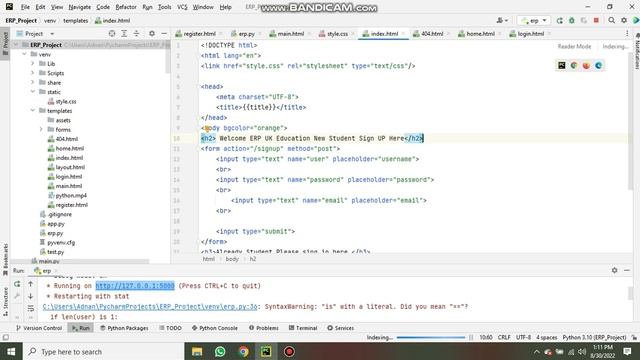 Python ERP using Flask and MYSQL DB смотреть онлайн