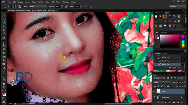 Adobe Photoshop Cc Tutorials 2019 | Amazing Trick Editing | Filter Camera Raw Editing 2019 смотреть онлайн