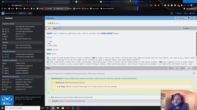 CS252 Regex Explanation (Summer 2020) смотреть онлайн