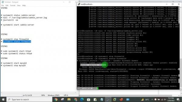 Zabbix server is running no