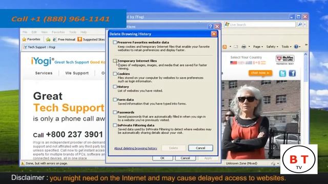 Clear The Cache In Internet Explorer On Windows 10 / 8 /7 / XP смотреть онлайн