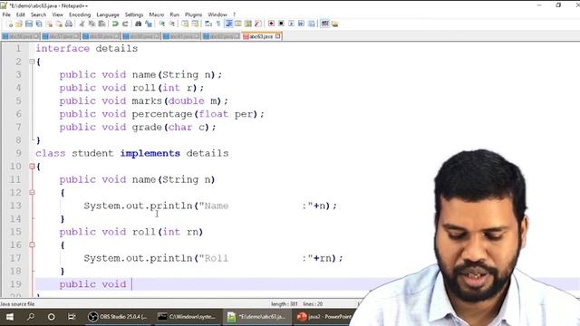 interface | what is interface in java | interface in java with realtime example #javatutorial74 смотреть онлайн
