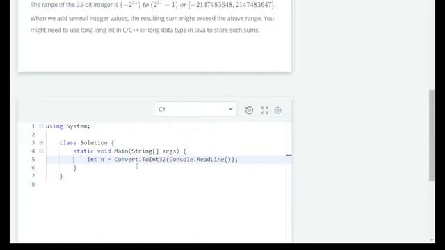 Hacker Rank C# Challenge: A Very Big Sum смотреть онлайн