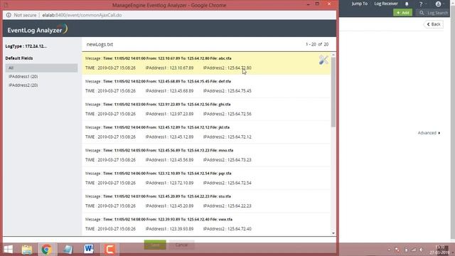 Using the custom log parser - EventLog Analyzer смотреть онлайн