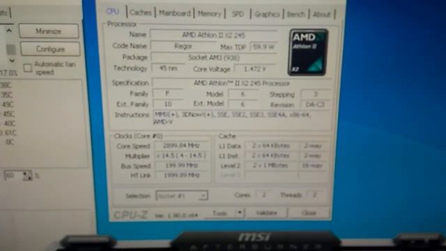 Amd Athlon X2 245 3ghz + 4Gb Of Ram & Radeon 5770 1Gb смотреть онлайн