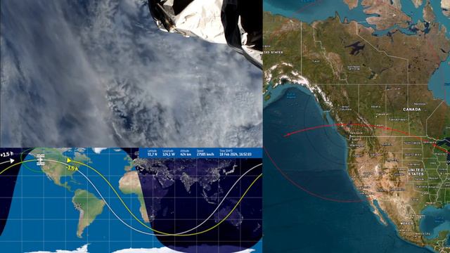 ISS Live Stream 4K - View Earth from Space: NASA Live Feed Feb. 18, 2024 смотреть онлайн