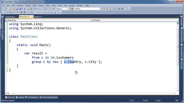 C# LINQ - Grouping By Multiple Fields смотреть онлайн