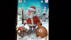 Talking Santa (Говорящий Санта) - геймплей (gameplay) iOS