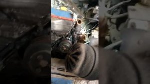 Снятие двигателя с соболя.