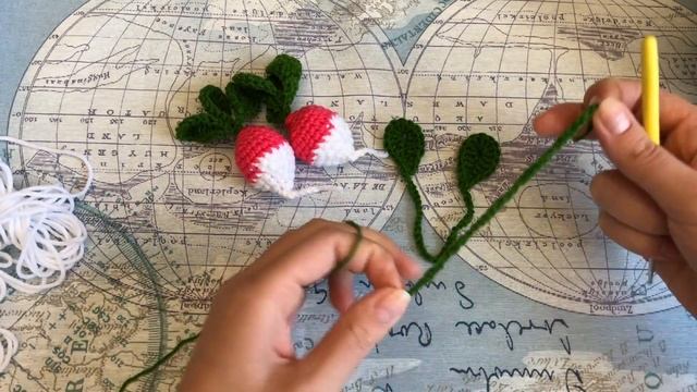 МК: РЕДИС КРЮЧКОМ. ВЯЗАНЫЕ ОВОЩИ ДЛЯ ДЕТЕЙ. CROCHET FOOD смотреть онлайн