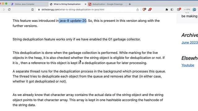What is String Deduplication in Java смотреть онлайн